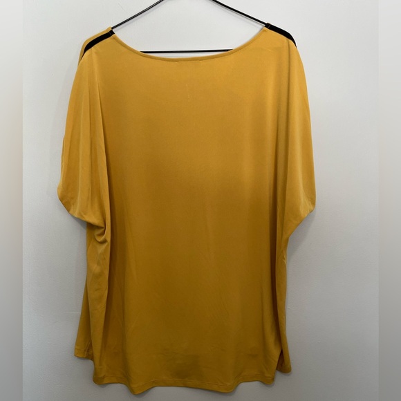 Calvin Klein Women's Mustard Top Size XL - Picture 5 of 6